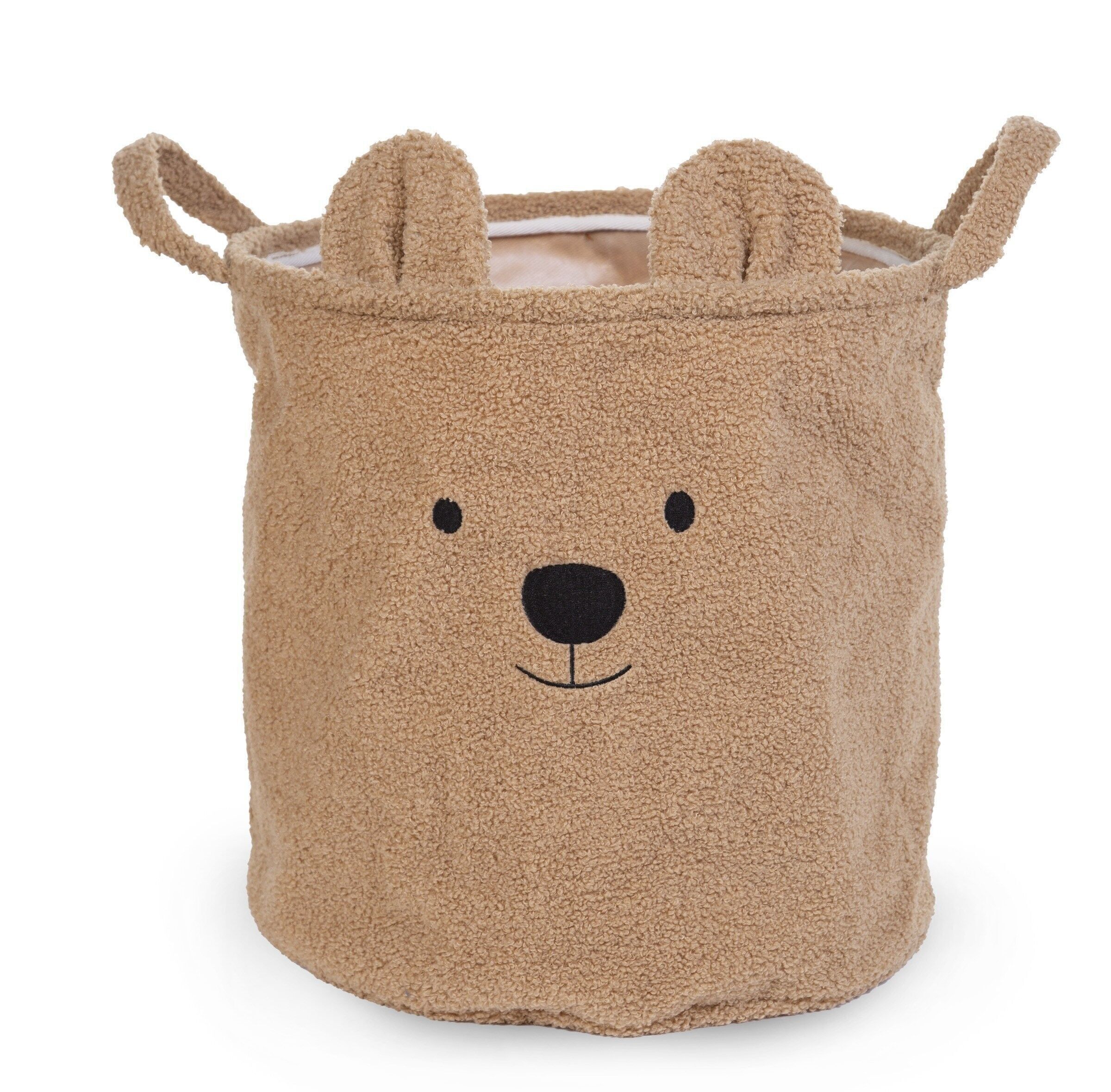 CHILDHOME, CESTA PELUCHE 40x40x40 BEIGE - CHILDHOME