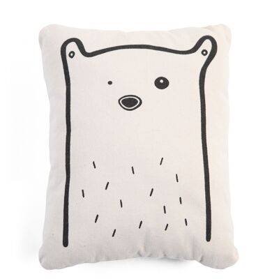 CHILDHOME, Bear canvas cushion - CHILDHOME