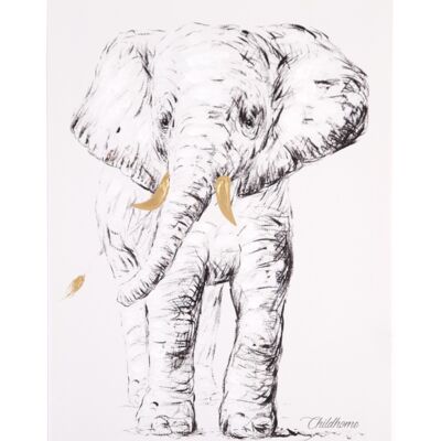 CHILDHOME, DIPINTO ELEFANTE 30x40 - CHILDHOME