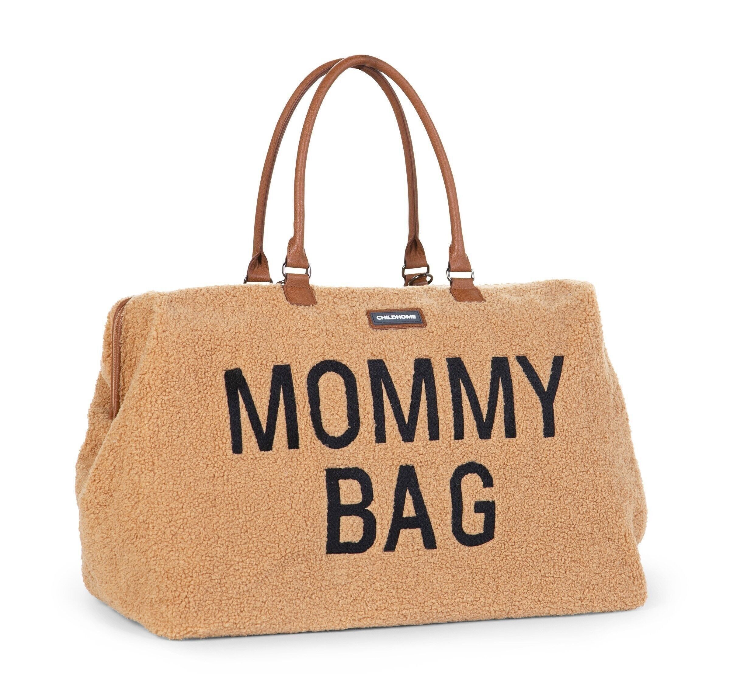 CHILDHOME, Borsa mamma grande teddy beige