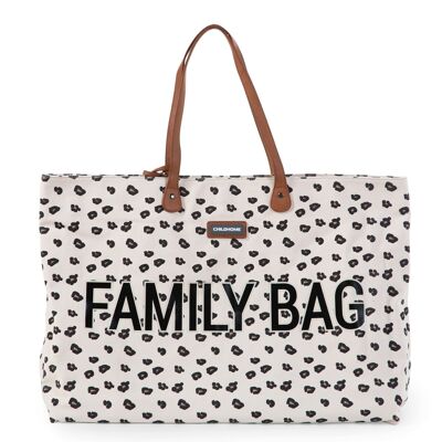 CHILDHOME, Family bag canvas leopard