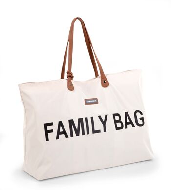 CHILDHOME, Family bag ecru/noir 10