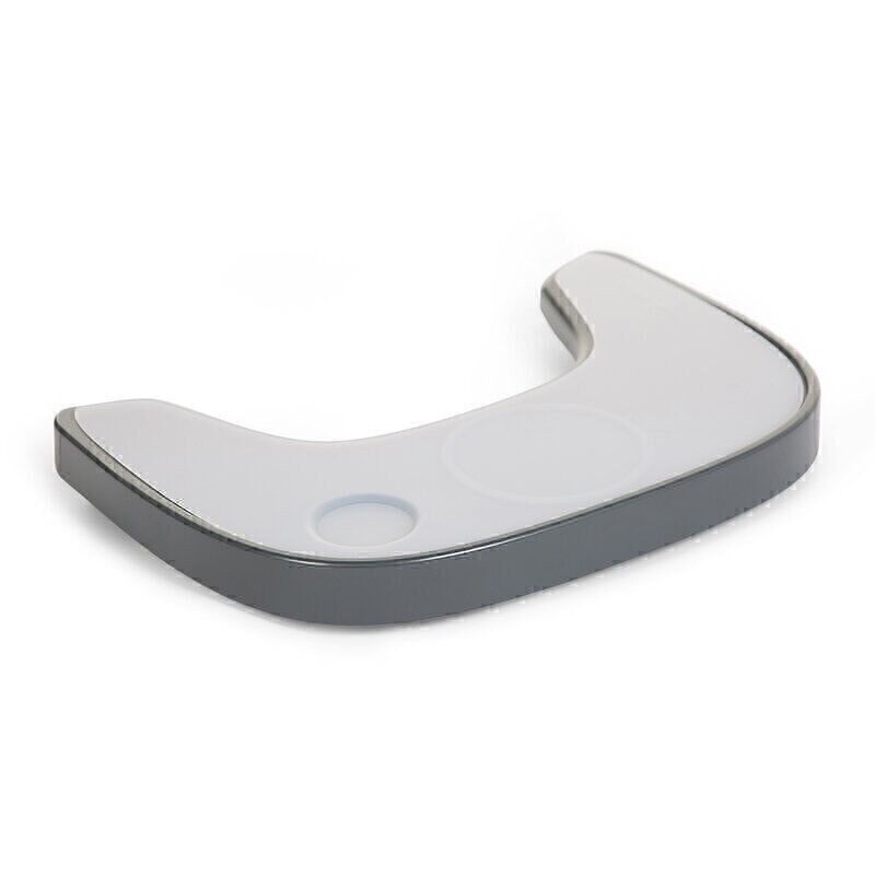 CHILDHOME, Mensola sedia Evolu in abs antracite + tovaglietta in silicone