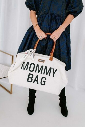 CHILDHOME, Mommy bag sac a langer - teddy ecru 6