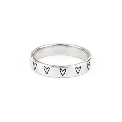 Anillo de plata Love is all around (Silver Ring)