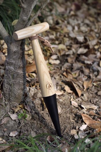 Kit 3 outils de plantation noirs et bois 4