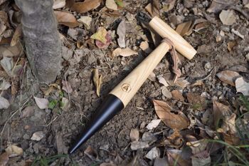 Kit 3 outils de plantation noirs et bois 5