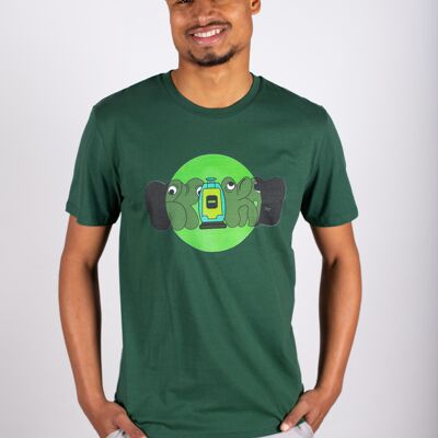Tee-shirt homme coton bio lanterne ky-kas
