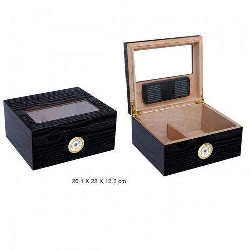 25 Cigar HUMIDOR glass / 0548-B