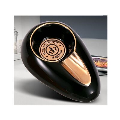 Ashtray ceramic MONT. BLACK / ASH-115