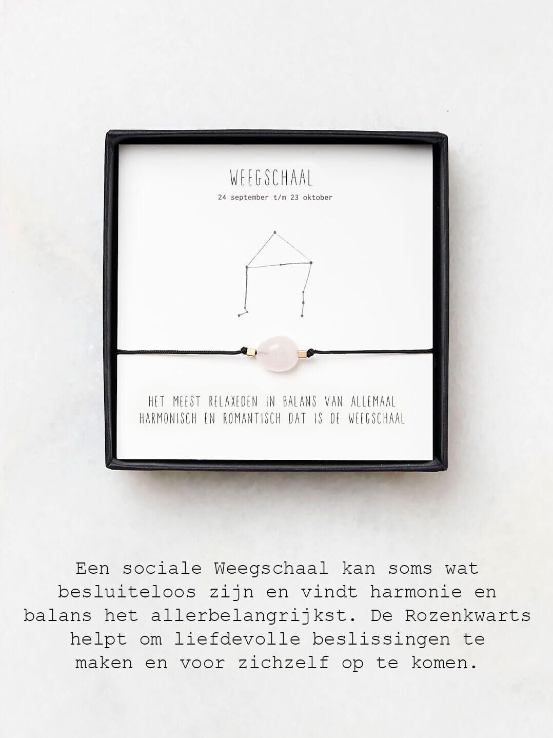 Bracciale Bilancia - Quarzo rosa