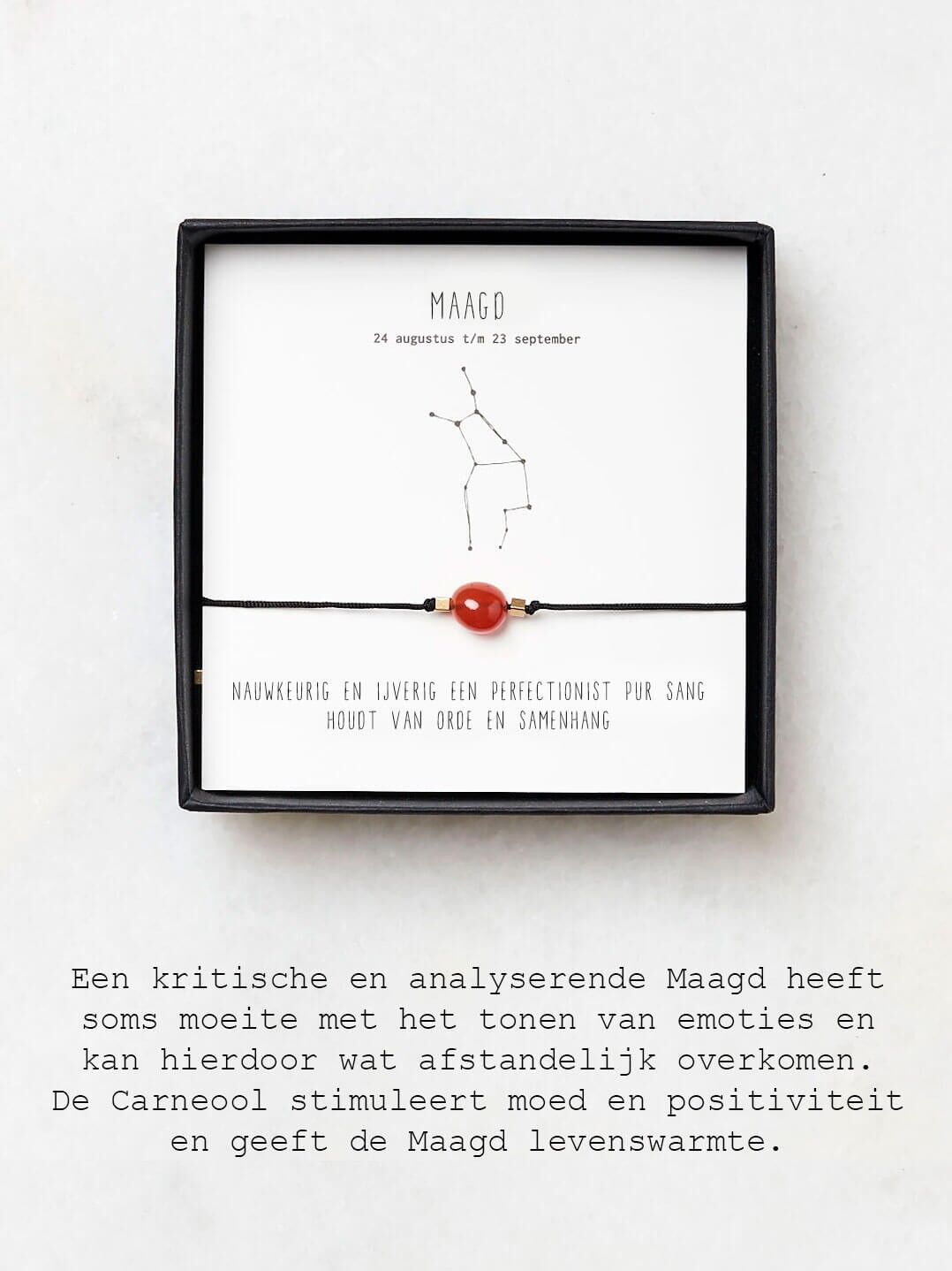 Bracciale Vergine - Corniola