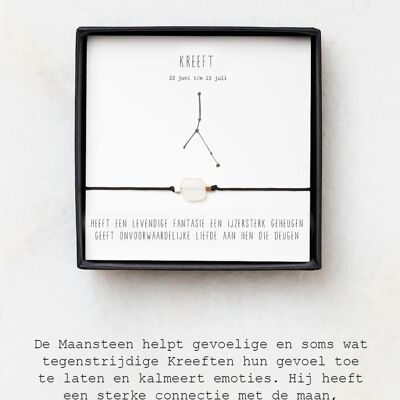 Hummerarmband - Mondstein
