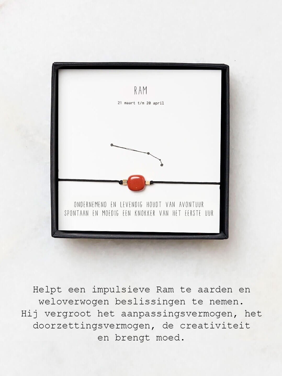 Bracciale Ram - Diaspro rosso