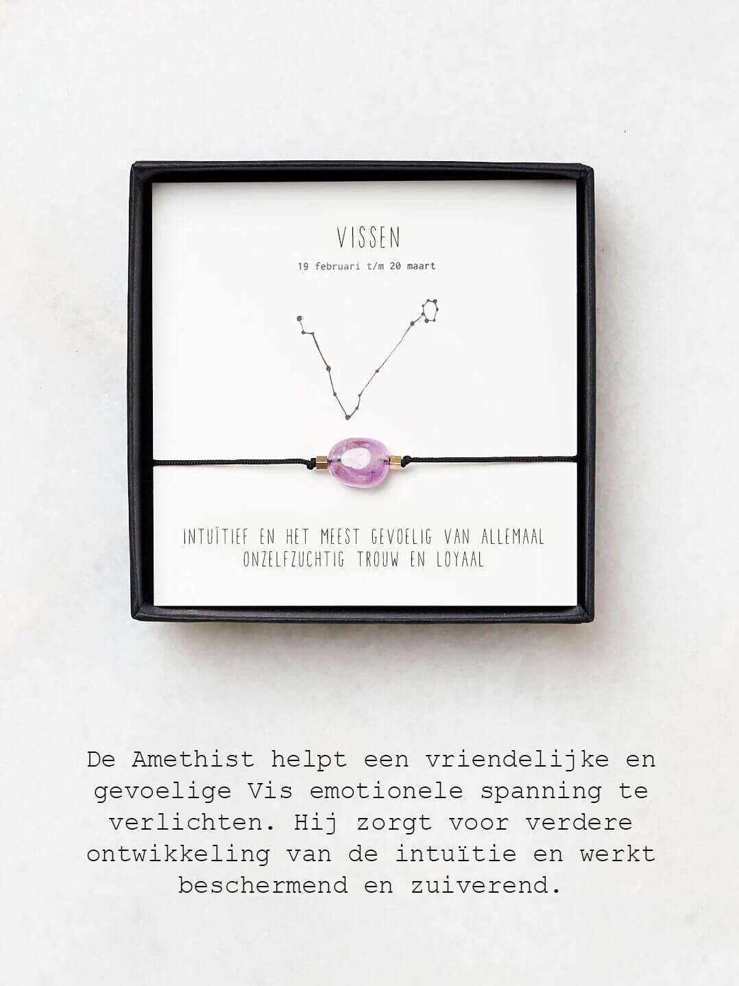 Bracciale pesce - Ametista