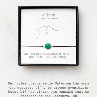 Wassermann-Armband - Aventurin