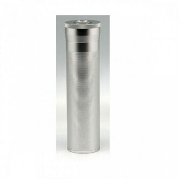 Cylindre en aluminium pour cave à cigares de voyage SILVER / 0272-S