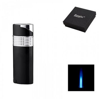 Briquet Eurojet femme noir/argent / 250012