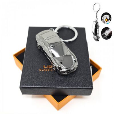 Bobina de calor negro KeyChain encendedor /GG / HC-032-B