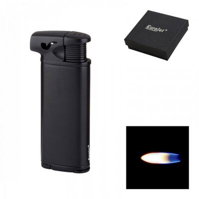Eurojet Pipe Lighter piezo, black matte / 257230