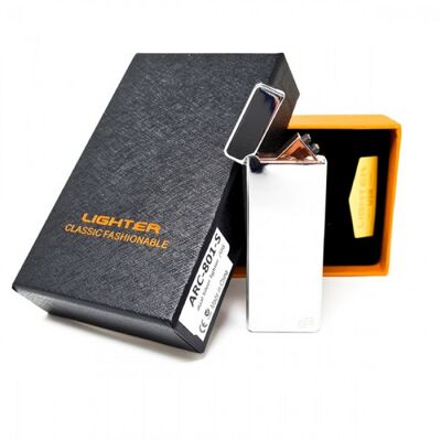 Dual Silver lighter  /GG / ARC-801-S