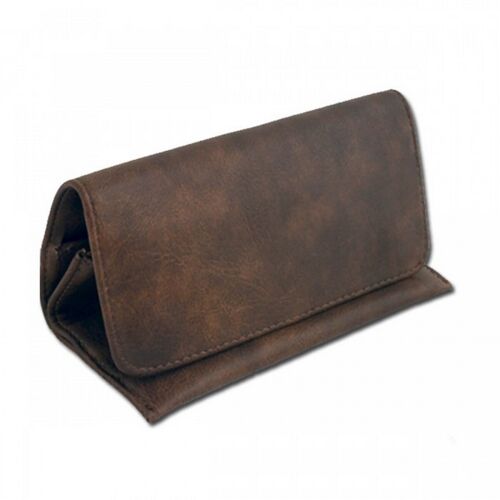 Brown  tobacco pouch magnetic / 508-25