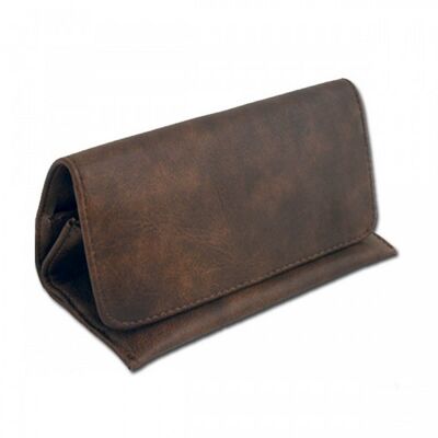 Pochette per tabacco marrone magnetica / 508-25