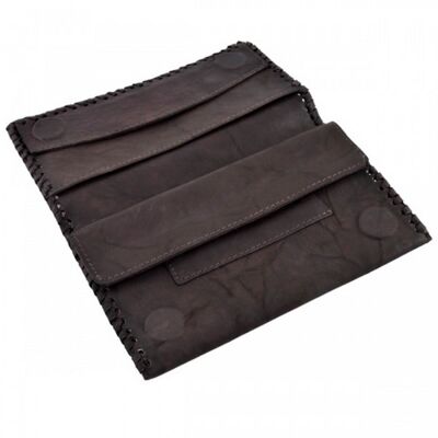 Tobacco pouch brown with seams / 363