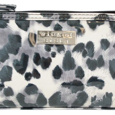 Bolso Animal Luxe Abertura lateral Maquillaje Monedero Estuche cosmético Bolsa