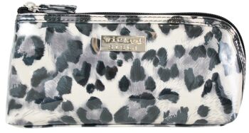 Sac Animal Luxe Ouverture latérale Make Up Purse Cosmetic Case Bag