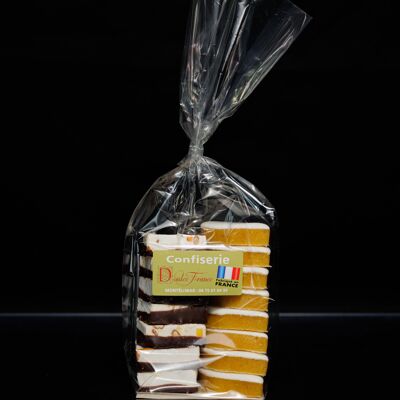Bag of 200 g Nougat with candied orange peel + Calissons