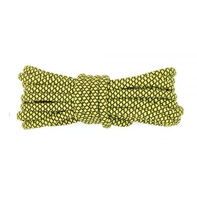 Feterz | Hiking, mountaineering shoelaces | Round | yellow | Length: 140cm | Thickness: 4.5mm