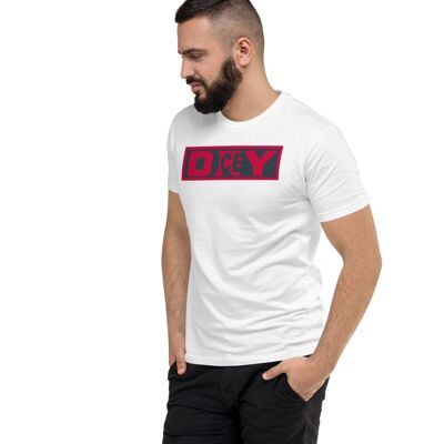 Leon Dryice Block Print T-Shirt White