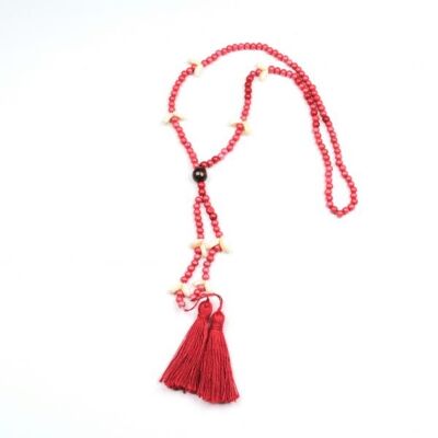 Collier 2 pompons