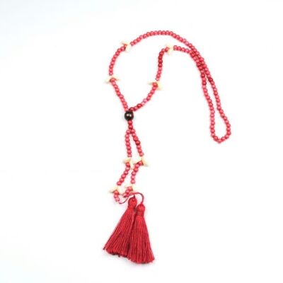 Collier 2 pompons