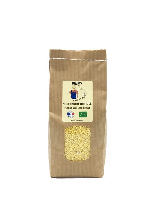 Millet décortiqué bio Sac 500g