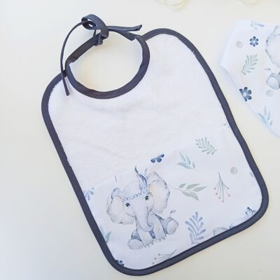 Bohemian Baby Elephant Classic Bib