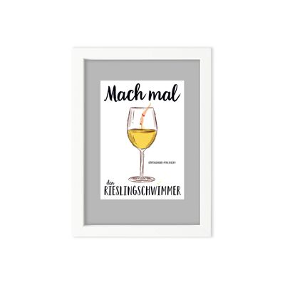 Do the Riesling swimmer | with frame