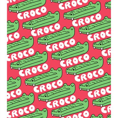 CROCO 40x60cm