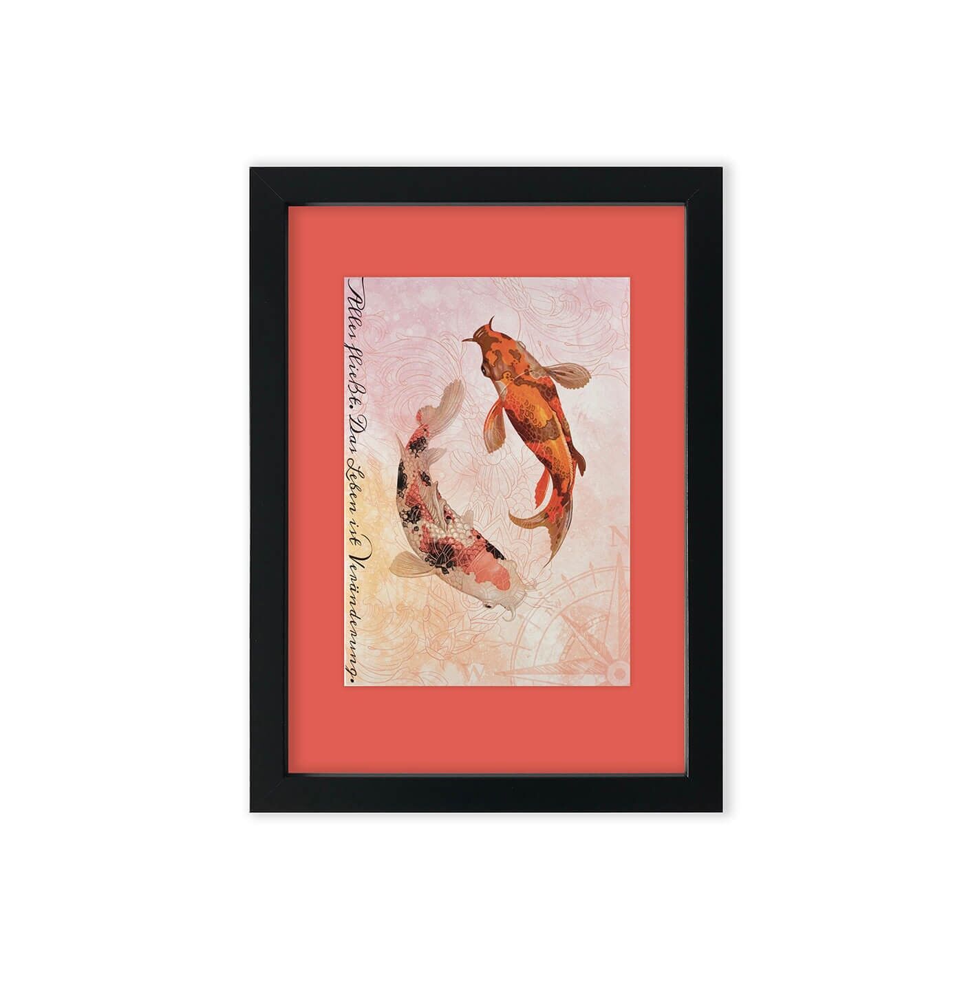 Koi Fische | mit Rahmen