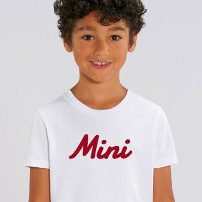 Mini children's t-shirt (velvet effect)