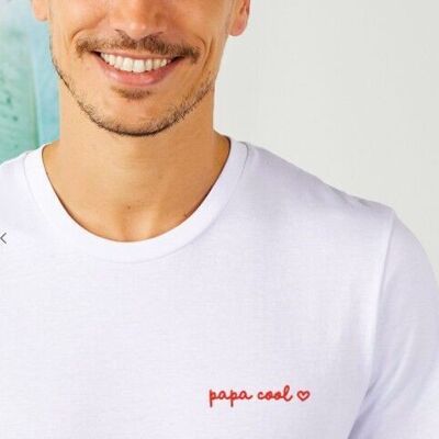 T-shirt homme Papa cool (brodé)