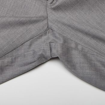 Pantalon extensible Gaston en laine sèche gris 6