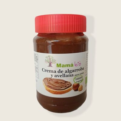 Crema de  algarroba y avellanas