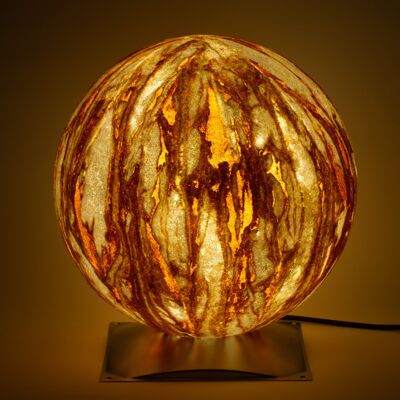 Boule Epstein Sahara socle inox LED WW (30 cm)
