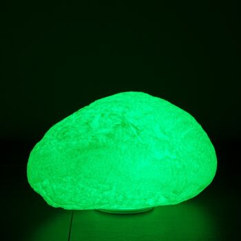 Lampe en pierre Epstein pile albâtre RGB (40 cm)