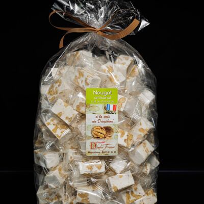 1 Kg bag Soft nougat with Dauphiné walnuts