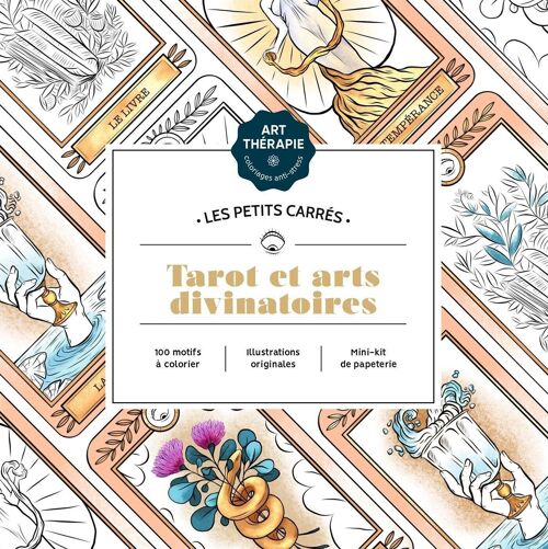 LIVRE DE COLORIAGE - Les Petits carrés d'Art-thérapie Tarot et arts divinatoires