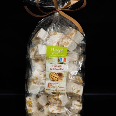 Bag of 400 g Soft nougat with Walnuts from Dauphiné