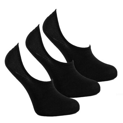 Sneaker socks | without seam | 3 pair | black | 35-38 | 39-42 | 40-46